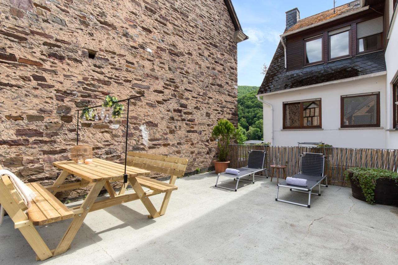Apartamento Haus Blaue Traube Mit Moselblick Ediger-Eller Exterior foto