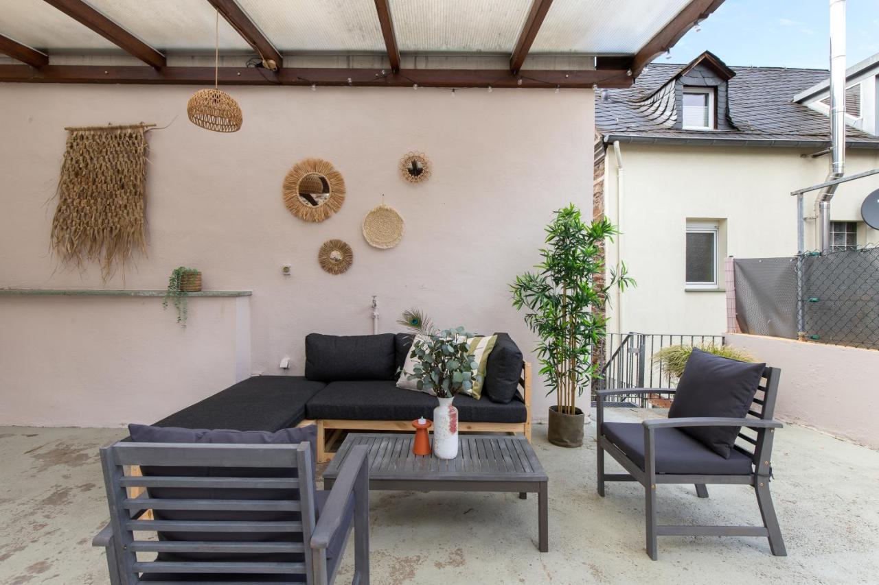 Apartamento Haus Blaue Traube Mit Moselblick Ediger-Eller Exterior foto